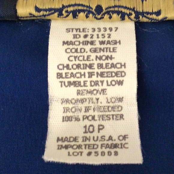 Willow Ridge Blue Blazer with Black cuffs - Picture 5 of 5